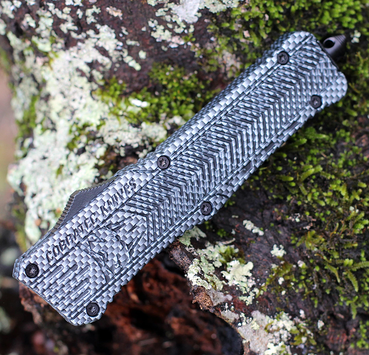 Deals ✔️ CobraTec Knives LCFCTK-1LDS Large CTK-1 Carbon Fiber Wrap, 3.75" D2 Steel Drop Point Serrated Blade, Aluminum Handle ✨ 4 Deals ✔️ CobraTec Knives LCFCTK-1LDS Large CTK-1 Carbon Fiber Wrap, 3.75" D2 Steel Drop Point Serrated Blade, Aluminum Handle ✨ - Image 4