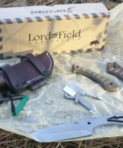 Best deal 🛒 Lord And Field Outfitters Lord And Field Frontiersman Survival Knife LOR01, 4.5" 1095HC Satin Plain Blade, Green Micarta Handle 🤩 -Automatic Knives shop LOR01.2 83267.1600185415