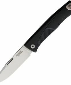 New 🌟 LionSteel Thrill Slip Joint - Black Alum. (3.2" Satin M390) TL-A-BS 💯