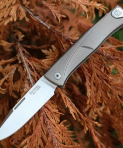 Best Pirce 🧨 LionSteel Thrill Slip Joint - Bronze Ti (3.2" Satin M390) TL BR 😀