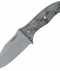 Best reviews of 🤩 Condor Little Bowie, 4.63" Blasted Satin 1075HC Plain Blade, Black and Gray Micarta Handle 🎁