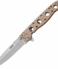 Best reviews of 👍 CRKT M16 03BS Bronze Framelock, 3.55" 12C27 Sandvik Bead Blasted Plaim Blade, 2Cr13 Handle 🔥
