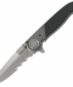 Cheapest ✨ CRKT M40 Deadbolt Lock Veff CRM4015, 3.999" 1.4116 Combo Edge, Bolster - 6063 Al | Onlay - Glass Reinforced Nylon Handle 🛒