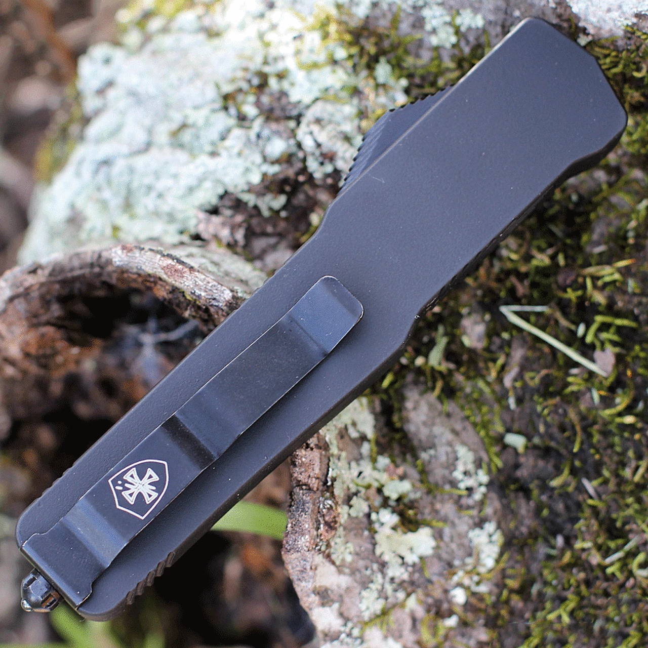 Cheapest 🎁 Templar Knife Co. Templar Premium Lightweight Slim OTF -Alum. BLK Rubber (3.25" D2 Blk Drop Point) MA-BR-32-1 ✨ 3 Cheapest 🎁 Templar Knife Co. Templar Premium Lightweight Slim OTF -Alum. BLK Rubber (3.25" D2 Blk Drop Point) MA-BR-32-1 ✨ - Image 3