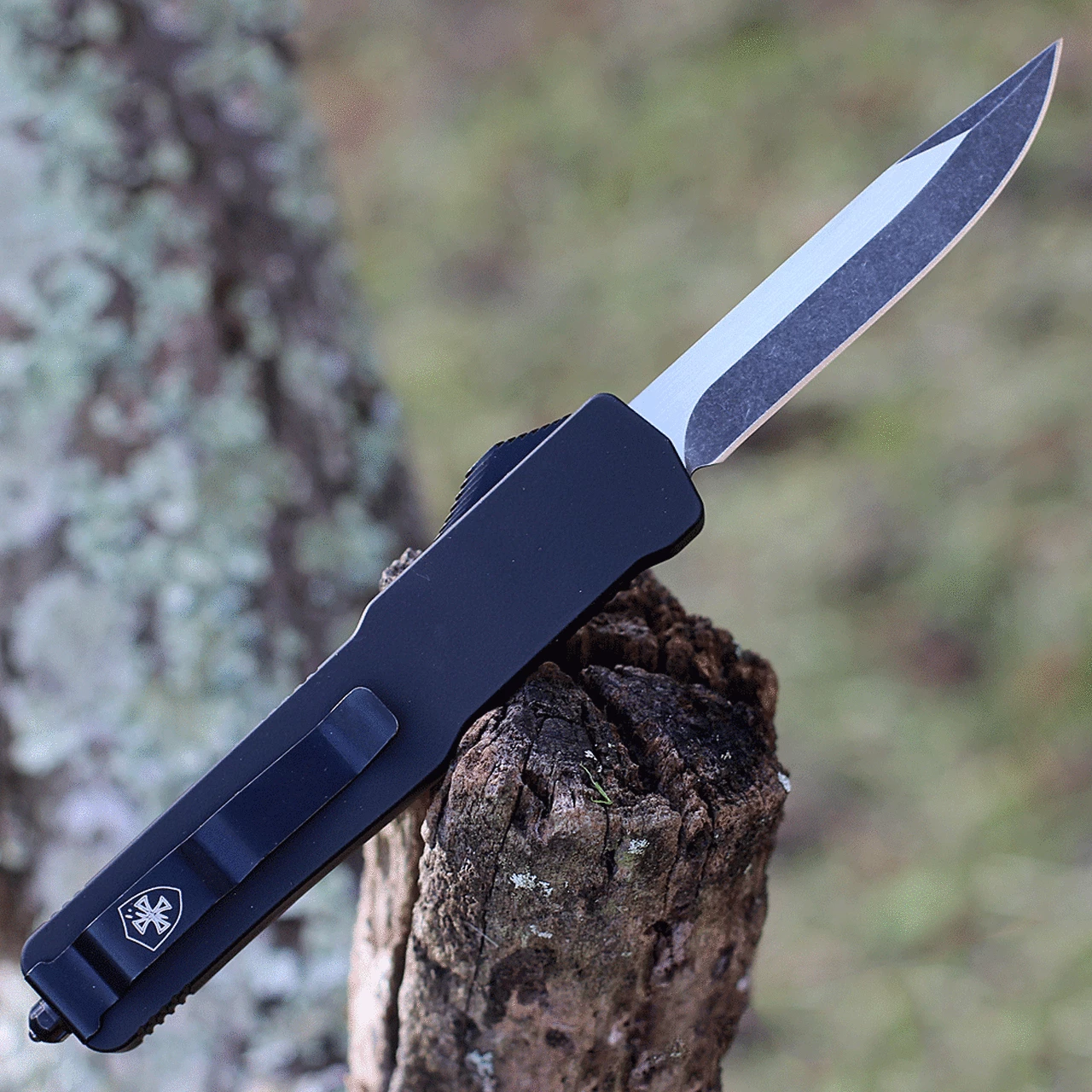 Cheapest 🎁 Templar Knife Co. Templar Premium Lightweight Slim OTF -Alum. BLK Rubber (3.25" D2 Blk Drop Point) MA-BR-32-1 ✨ 2 Cheapest 🎁 Templar Knife Co. Templar Premium Lightweight Slim OTF -Alum. BLK Rubber (3.25" D2 Blk Drop Point) MA-BR-32-1 ✨ - Image 2