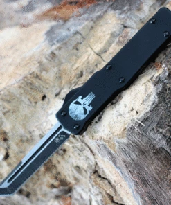 Buy 🌟 Templar Knife Co. Templar Premium Lightweight Slim OTF -Alum. Blk Fallen (3.25" D2 Blk Tanto) MA-FL-22-1 💯