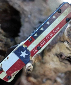 Best Sale 🎁 Templar Knife Co. Templar Premium Lightweight Slim OTF -Alum. Texan (3.25" D2 Blk Dagger) MA-TX-12-1 😀 -Automatic Knives shop MATX.1 11248.1635172569