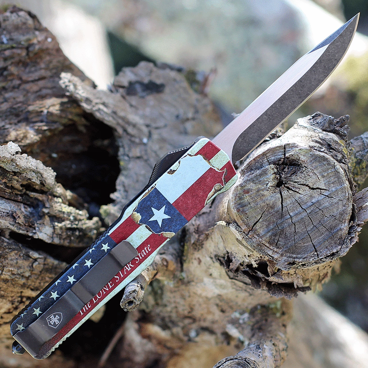 Best deal 🎉 Templar Knife Co. Templar Premium Lightweight Slim OTF -Alum. Texan (3.25" D2 Blk Drop Point) MA-FL-32-1 🎁 2 Best deal 🎉 Templar Knife Co. Templar Premium Lightweight Slim OTF -Alum. Texan (3.25" D2 Blk Drop Point) MA-FL-32-1 🎁 - Image 2