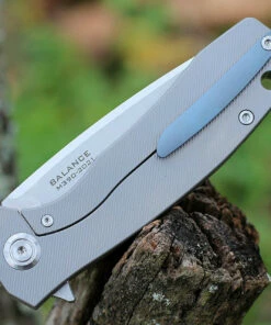 Hot Sale 👏 Maxace Knives Maxace Balance 2021 - Gray Titanium (3.7" M390 Satin) MBL101 🔥 -Automatic Knives shop MAXMBL101.2 82871.1639070482