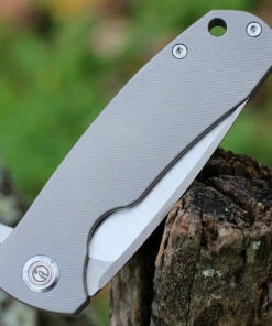 Hot Sale 👏 Maxace Knives Maxace Balance 2021 - Gray Titanium (3.7" M390 Satin) MBL101 🔥 -Automatic Knives shop MAXMBL101.3 10586.1639070482