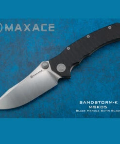 Wholesale 🎁 Maxace Knives Maxace Sandstorm K - Black G10 (4.4" Bohler K110 Satin) MSK05 🛒
