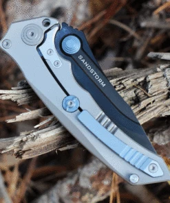 Outlet 🔥 Maxace Knives Maxace Sandstorm V2 - Smooth Gray Ti (4.25" M390 Black) MCS02 💯 6 Outlet 🔥 Maxace Knives Maxace Sandstorm V2 - Smooth Gray Ti (4.25" M390 Black) MCS02 💯 -Automatic Knives shop MAXMCS202.2 84723.1629315811