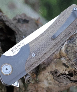 Wholesale 🎉 Maxace Knives Maxace Goliath 2.0 Brown Micarta / Blk SW (4.3" K110 Satin) MGL201 👍 7 Wholesale 🎉 Maxace Knives Maxace Goliath 2.0 Brown Micarta / Blk SW (4.3" K110 Satin) MGL201 👍 -Automatic Knives shop MAXMGL201.2 09053.1633615028