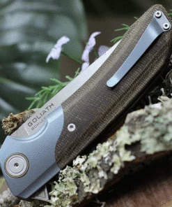 Best reviews of ✨ Maxace Knives Maxace Goliath 2.0 - Micarta /Blue SW Bolster (4" Satin) MGL202 😍 7 Best reviews of ✨ Maxace Knives Maxace Goliath 2.0 - Micarta /Blue SW Bolster (4" Satin) MGL202 😍 -Automatic Knives shop MAXMGL202.3 95613.1619459534