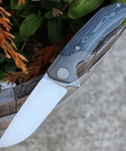 Wholesale 🛒 Maxace Knives Maxace Goliath 2.0 - Black G-10 / Gray SW(4.3" K110 Satin) MGL203 😀