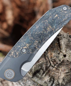 Flash Sale 🔥 Maxace Knives Maxace Goliath 2.0 - Luminous Marble CF (4.3" M390 Satin) MGL313 ✨ -Automatic Knives shop MAXMGL313.2 89666.1634227101