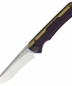 Best Sale 🧨 Maxace Knives Maxace Kestrel Front Flipper - Purple G-10 (3.62” M390 Satin) MKT201 ⌛