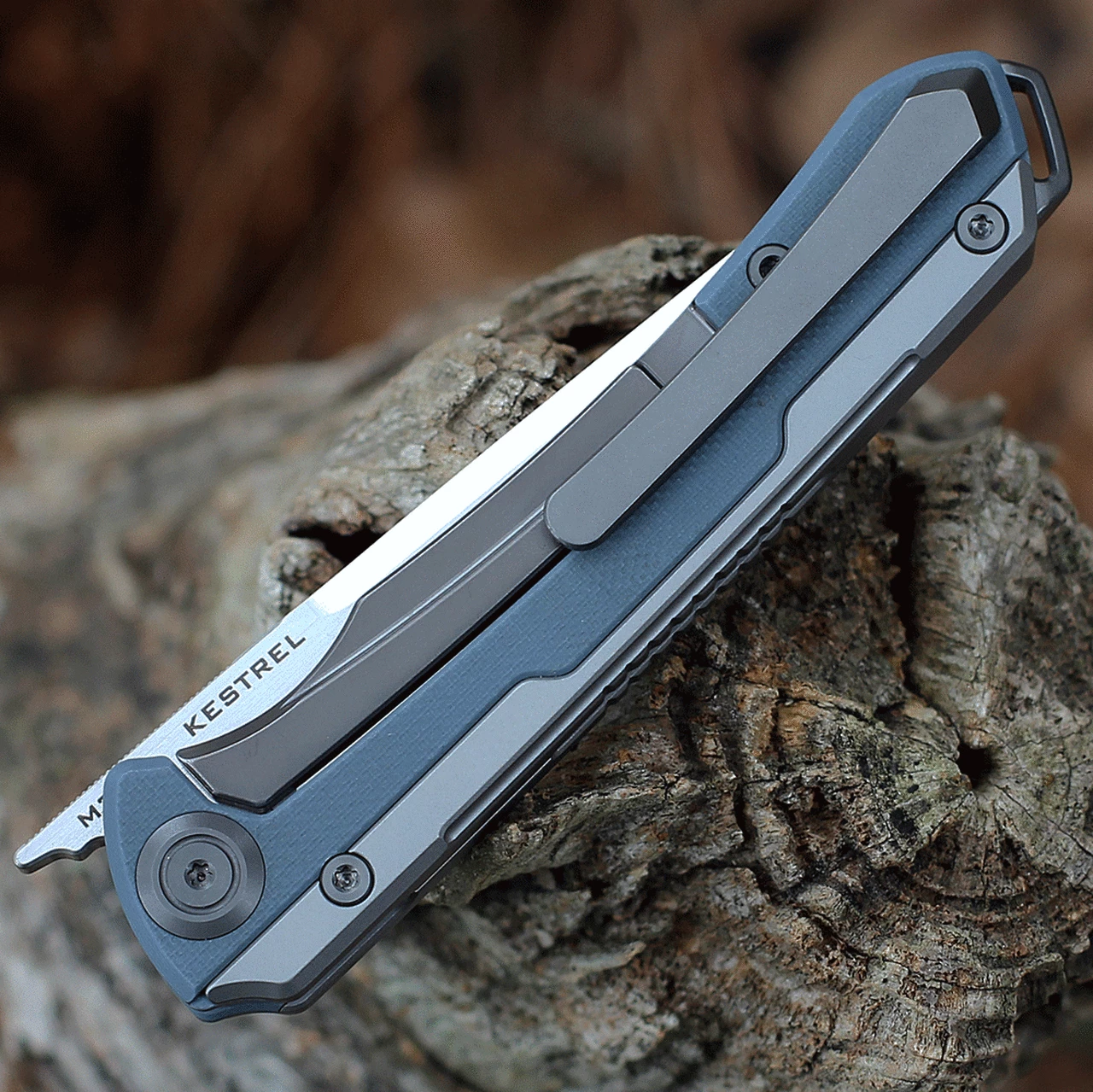 Best deal ❤️ Maxace Knives Maxace Kestrel Front Flipper - Gray G-10 (3.62” M390 Satin) MKT202 ✔️ 4 Best deal ❤️ Maxace Knives Maxace Kestrel Front Flipper - Gray G-10 (3.62” M390 Satin) MKT202 ✔️ - Image 4