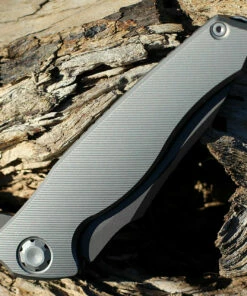 Budget 🧨 Maxace Knives Maxace Killer Whale 2.0 - Gray Ti (3.9" ASP-60 Gray SW) MKW203 🛒 -Automatic Knives shop MAXMKW203.3 38287.1644424669