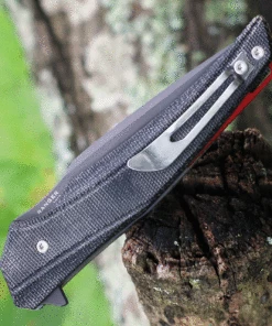 Best reviews of 💯 Maxace Knives Ranger MGR04, 3.86" XW42 Gray Plain Blade, Ash Black Micarta Handle ✨ -Automatic Knives shop MAXMRG04.3 73361.1625688918