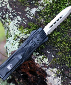 Best Pirce 🤩 CobraTec Knives MBCTK-1MDAG2SS Medium CTK-1 Black, 3.0" D2 Steel Dagger Serrated Blade, Aluminum Handle ⌛ -Automatic Knives shop MBCTK 1MDAG2SS 51330.1611784884