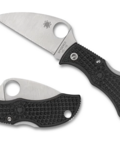 Cheap 💯 Spyderco Knives Spyderco Manbug Wharncliffe MBKWP, 1.97" VG-10 Wharncliffe Blade, Black FRN Handle 🌟