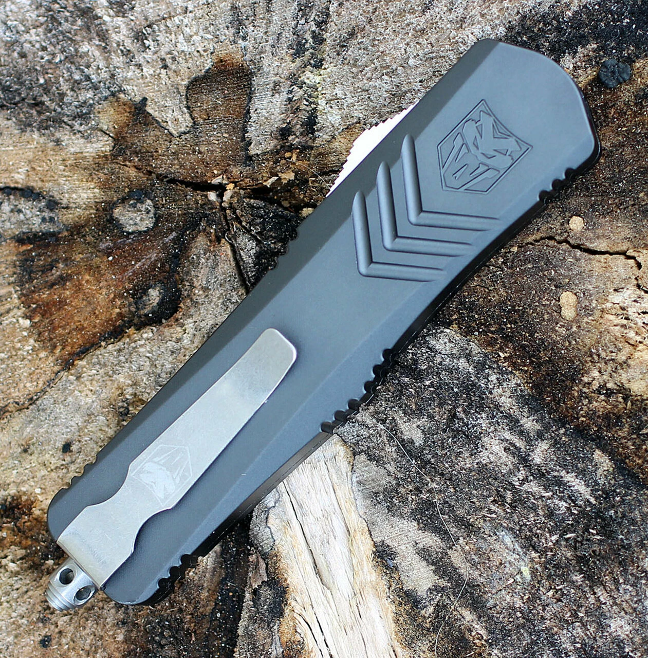 Cheapest 😍 CobraTec Gray FS-X OTF Knife CTKMGRYFS-XMWNS, 3" D2 Steel Wharncliff Plain Blade, Gray Aluminum Handle 👍 3 Cheapest 😍 CobraTec Gray FS-X OTF Knife CTKMGRYFS-XMWNS, 3" D2 Steel Wharncliff Plain Blade, Gray Aluminum Handle 👍 - Image 3