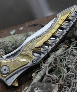Deals 🔥 Maxace Knives Hive - Titanium / Gold Mokume (4.25" Satin) MCH03 ✔️ -Automatic Knives shop MCH01.2 33857.1627503595.386.513 10006.1628778538