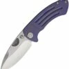 Hot Sale 😍 Medford Theseus Frame Lock - Violet Ti (3.6" S35VN Tumbled) MK040ST-38A3 🛒