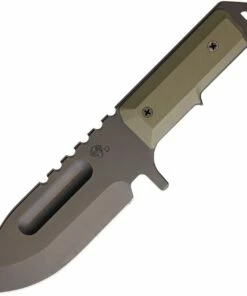 Hot Sale 👏 Medford Sea Wolf Fixed Blade MK069DPQ-10KO, 5.5" D2 Black PVD Drop Point Blade, OD Green G-10 Handle ✨