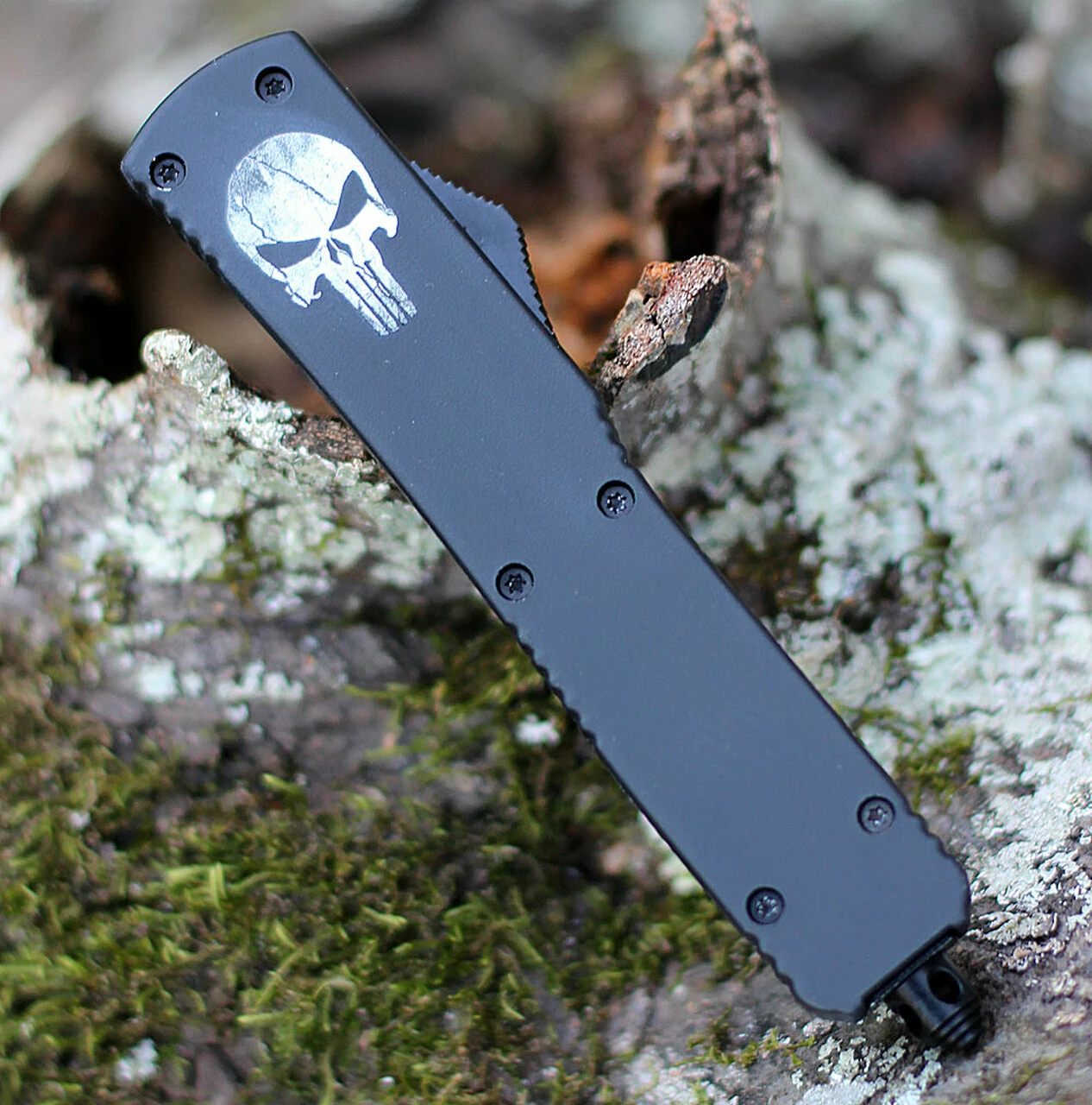 Outlet 🧨 Templar Knife Co. Templar Knife Slim OTF Fallen M-FL-23-1, 3.5" 440C Black/Satin Tanto Blade, Aluminum Zinc Handle ⭐ 3 Outlet 🧨 Templar Knife Co. Templar Knife Slim OTF Fallen M-FL-23-1, 3.5" 440C Black/Satin Tanto Blade, Aluminum Zinc Handle ⭐ - Image 3
