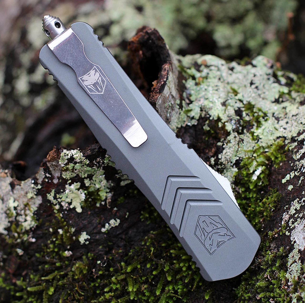 Budget 😀 CobraTec Knives MGYFS-XMDS Medium FS-X Grey, 3.0" D2 Steel Drop Point Serrated Blade, CNC Aviation Aluminum Handle ⭐ 3 Budget 😀 CobraTec Knives MGYFS-XMDS Medium FS-X Grey, 3.0" D2 Steel Drop Point Serrated Blade, CNC Aviation Aluminum Handle ⭐ - Image 3