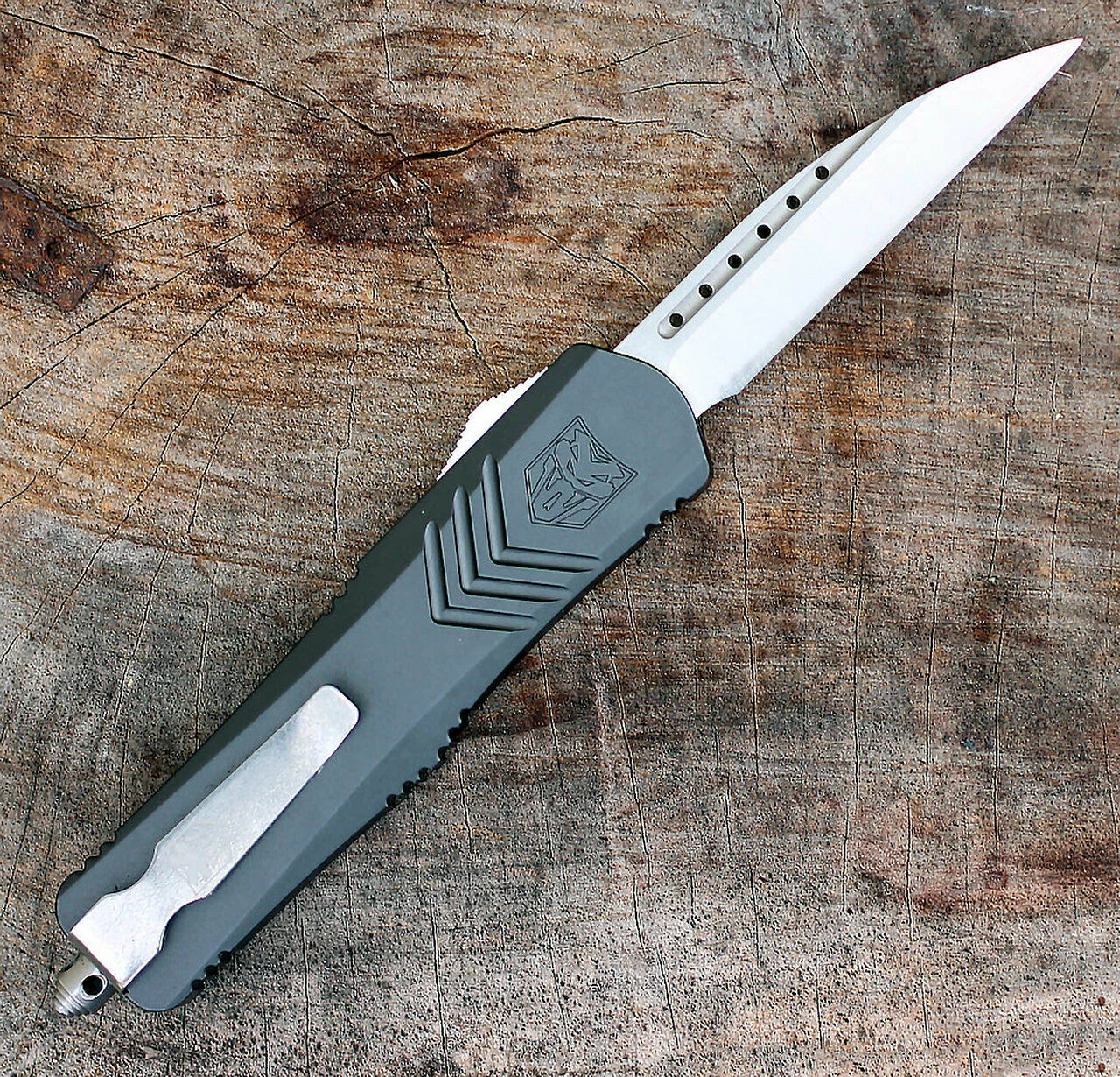 Cheapest 😍 CobraTec Gray FS-X OTF Knife CTKMGRYFS-XMWNS, 3" D2 Steel Wharncliff Plain Blade, Gray Aluminum Handle 👍 2 Cheapest 😍 CobraTec Gray FS-X OTF Knife CTKMGRYFS-XMWNS, 3" D2 Steel Wharncliff Plain Blade, Gray Aluminum Handle 👍 - Image 2