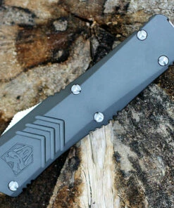 Buy ✔️ CobraTec Gray FS-X OTF Knife CTKMGRYFS-XMDAG1SS, 3" D2 Steel Dagger Serrated Blade, Gray Aluminum Handle 💯 -Automatic Knives shop MGYFSX.1 00556.1583253433