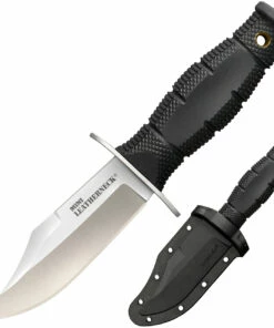 Outlet ⌛ Cold Steel Mini Leatherneck Clip Point CS-39LSAB, 3.5" 8Cr13MoV Clip Point Plaint Plain Blade, Black Long Kray-ExHandle 🌟
