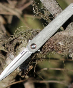 Flash Sale 💯 MKM - Maniago Knife Makers, Zieba Flame Flipper, FL02-GCT, 2.9" Sandblast Dagger, Green Micarta Handle ❤️