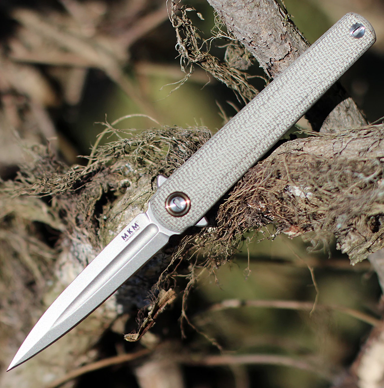 Flash Sale 💯 MKM - Maniago Knife Makers, Zieba Flame Flipper, FL02-GCT, 2.9" Sandblast Dagger, Green Micarta Handle ❤️ 1 Flash Sale 💯 MKM - Maniago Knife Makers, Zieba Flame Flipper, FL02-GCT, 2.9" Sandblast Dagger, Green Micarta Handle ❤️