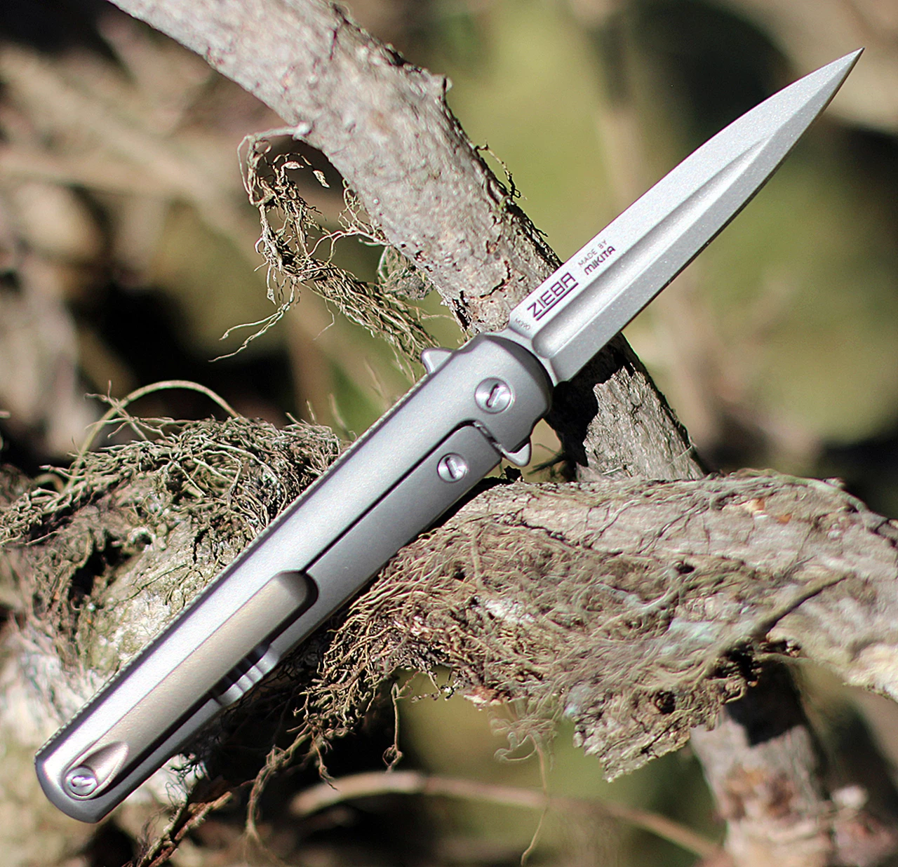 Flash Sale 💯 MKM - Maniago Knife Makers, Zieba Flame Flipper, FL02-GCT, 2.9" Sandblast Dagger, Green Micarta Handle ❤️ 2 Flash Sale 💯 MKM - Maniago Knife Makers, Zieba Flame Flipper, FL02-GCT, 2.9" Sandblast Dagger, Green Micarta Handle ❤️ - Image 2