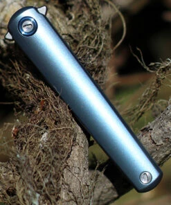 Best deal 🤩 MKM - Maniago Knife Makers, Zieba Flame Flipper, FL02-TBSW, 2.9" Stonewashed Dagger, Blue Titanium, Handle 🎁 -Automatic Knives shop MKFL02TBSW.3 30629.1612298182