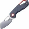 Flash Sale ⭐ MKM - Maniago Knife Makers Isonzo Stonewashed Cleaver Blade, Grey FRN Handle, Red Aluminium Spacer 👍