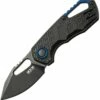 Best reviews of 😀 MKM - Maniago Knife Makers Isonzo Black Coated Clip Point Blade, Black FRN Handle, Blue Aluminium Spacer 😍