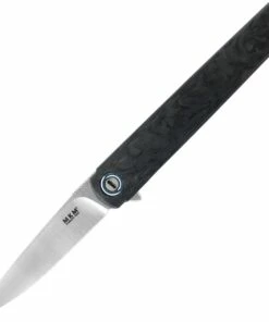 Flash Sale 🌟 MKM - Maniago Knife Makers, Zieba Flame Flipper, FL01-FCT, 2.9" Satin Drop Point Blade, Carbon Fiber Handle 🧨