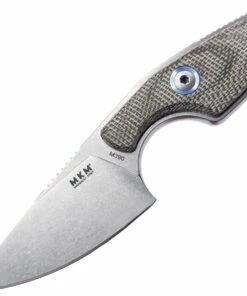Best reviews of 👍 MKM - Maniago Knife Makers MKM - Maniago Knife Maker Mikro 1 MR01-GC, 1.97" M390 Stonewashed Fixed Blade, Green Canvas Micarta Handle 😀
