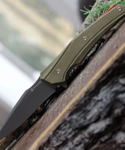 Promo 👍 Maxace Knives Ranger MGR03, 3.86" XW42 Gray Plain Blade, Green Micarta Handle 🎁