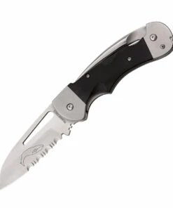 Wholesale 🔥 Myerchin Generation 2 Captain Pro - Blk G10 (3.4" Satin Partially Serrated) BF300P 👍