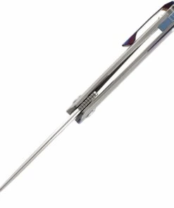 Cheap 👏 Kansept Knives K2007A4 Mini Accipiter, 2.9" CPM-S35VN Stonewashed Plain Blade, Titanium/ Timascus Handle ✔️ -Automatic Knives shop Mini Accipiter Framelock Tim 2 10508.1611251140