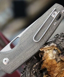 Discount 🎁 GiantMouse ACE Nimbus V2, 3.0" ELMAX Steel Satin Plain Blade, Green Canvas Micarta Handle 😍 -Automatic Knives shop NIMBUS V2 GRN MICARTA.2 51188.1615920767