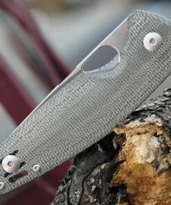 Discount 🎁 GiantMouse ACE Nimbus V2, 3.0" ELMAX Steel Satin Plain Blade, Green Canvas Micarta Handle 😍 -Automatic Knives shop NIMBUS V2 GRN MICARTA.3 93188.1615920767