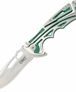 Coupon ✔️ CRKT 5241 Nirk Tighe Green, 3.17" 8Cr14MoV Satin Plain Blade, 420J2 Handle ❤️