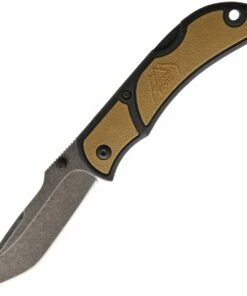 New ⌛ Outdoor Edge Chasm Medium - Coyote Zytel (3.3" 8Cr13MoV Blk) CHC-33C 🎁